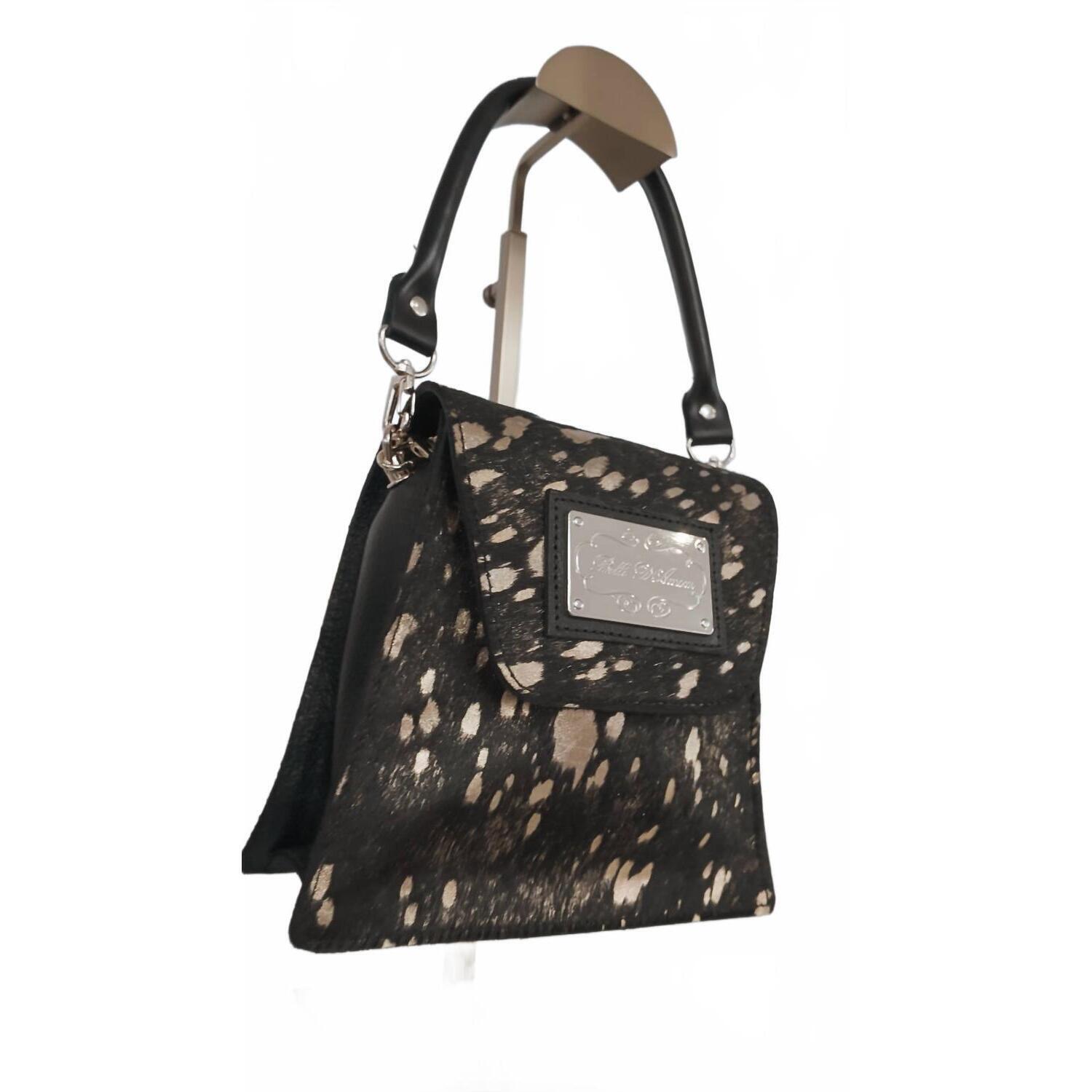 New Belle D'amour Women's The Kiki Handbag In Black/Gold
